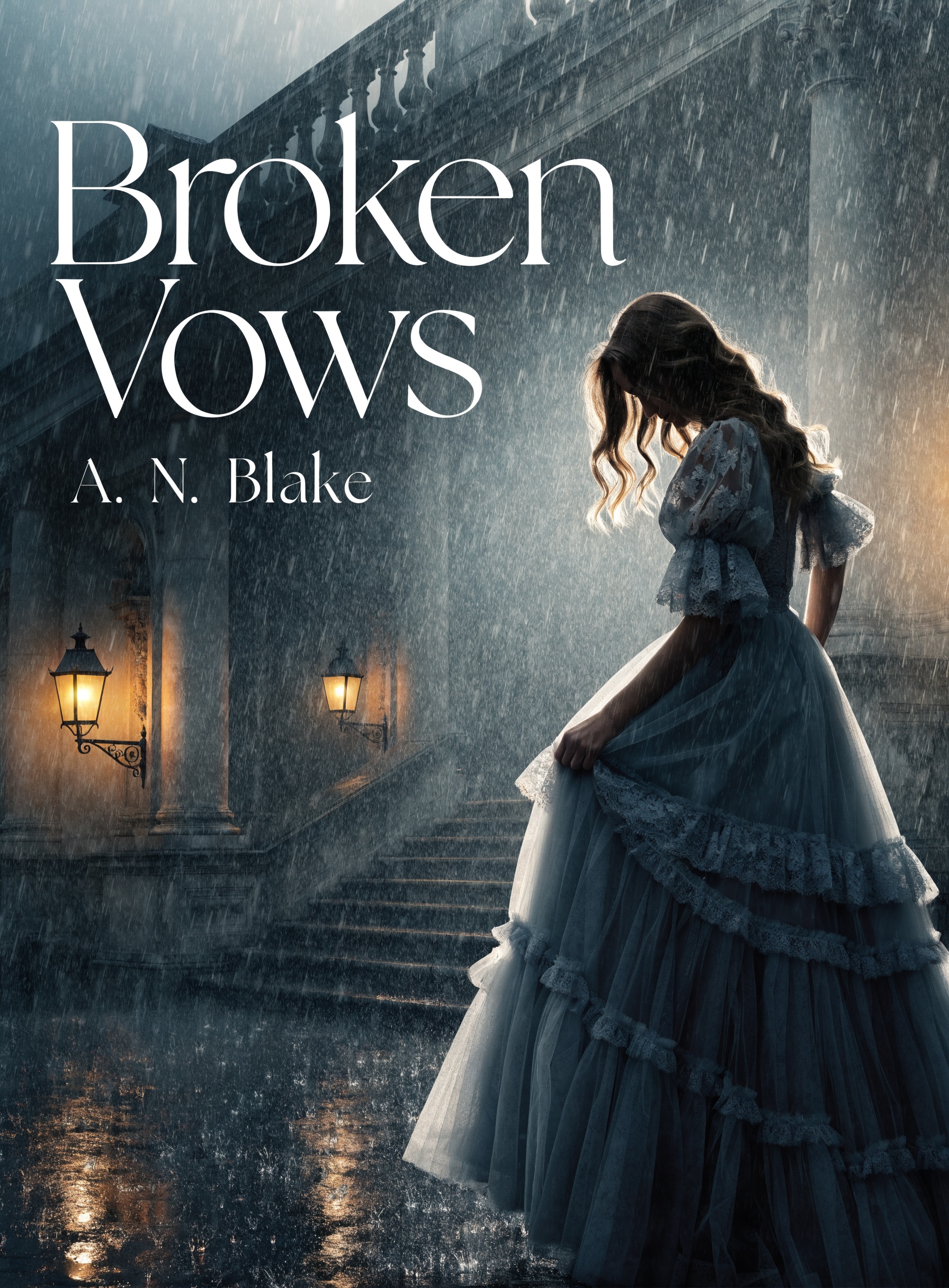 Mystery novel cover created for a KDP book